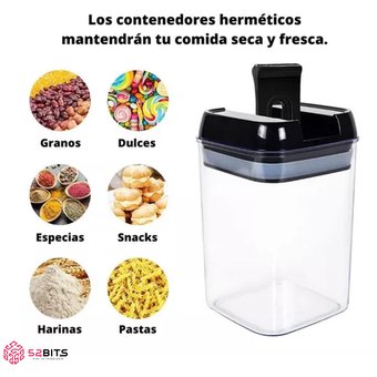 Hermeticos Para Alimentos 7 Piezas